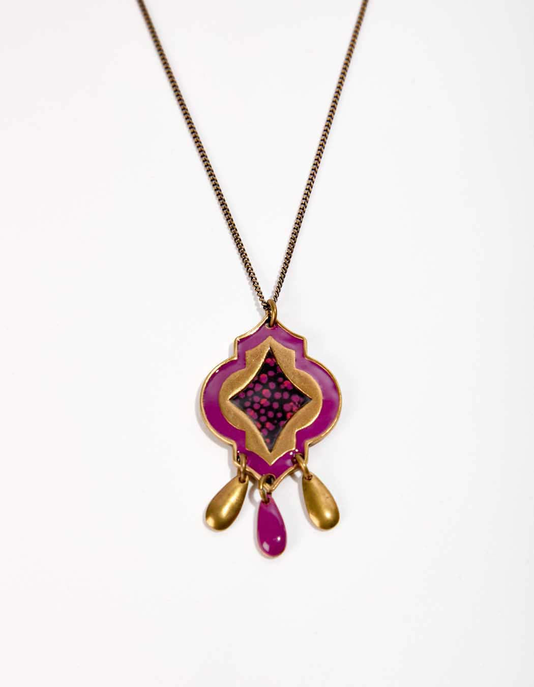 Sautoir pastille pendentif HOINA