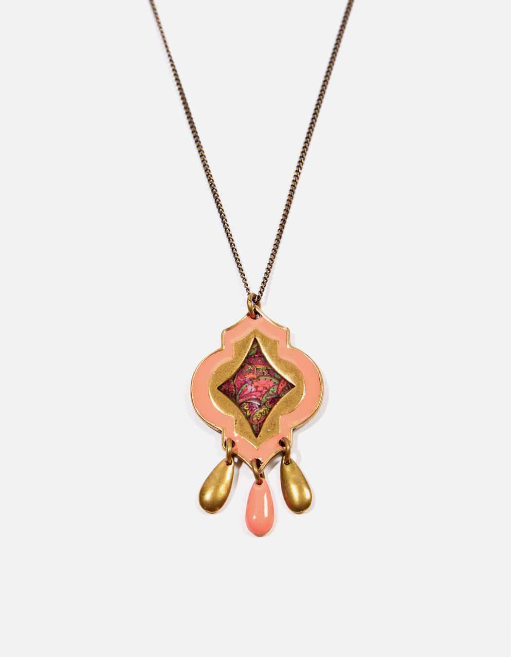 Sautoir pastille pendentif HOINA