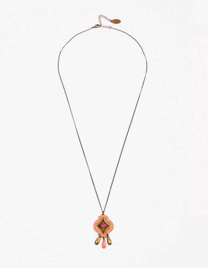 Sautoir pastille pendentif HOINA