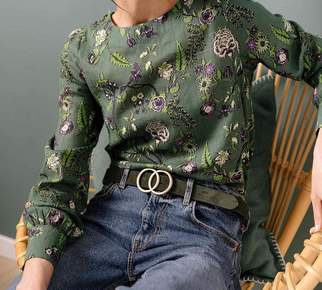 Ceinture croûte de cuir  FAIZA