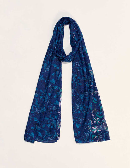 Grand foulard rectangulaire imprimé GRIMM
