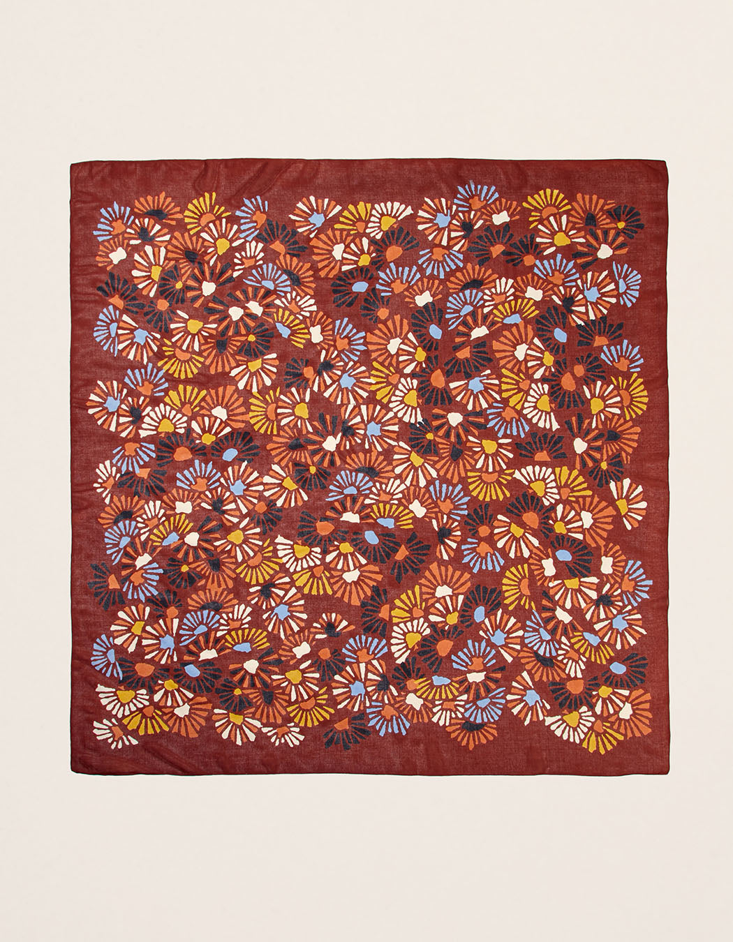 Foulard imprimé en coton MAXI