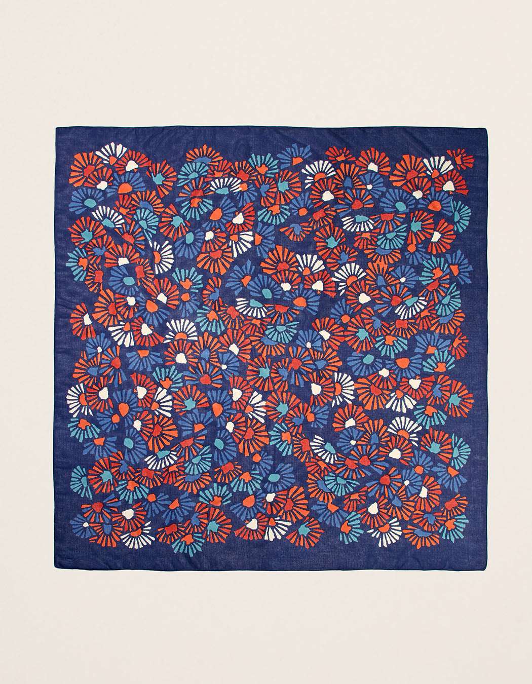 Foulard imprimé en coton MAXI