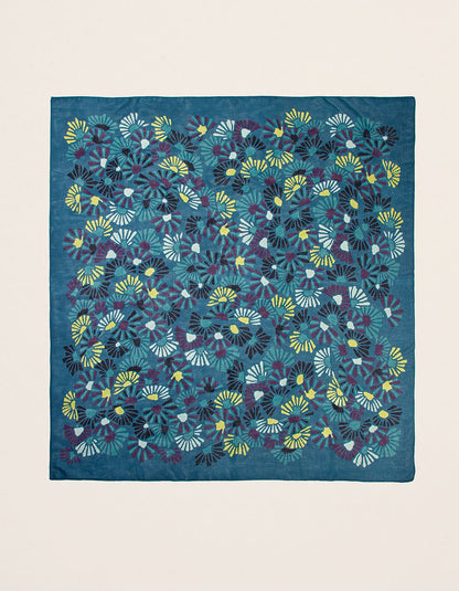 Foulard imprimé en coton MAXI
