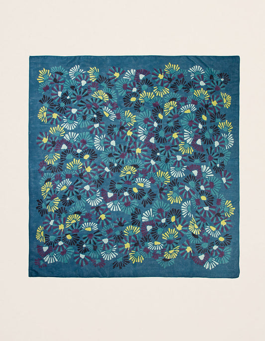 Foulard imprimé en coton MAXI
