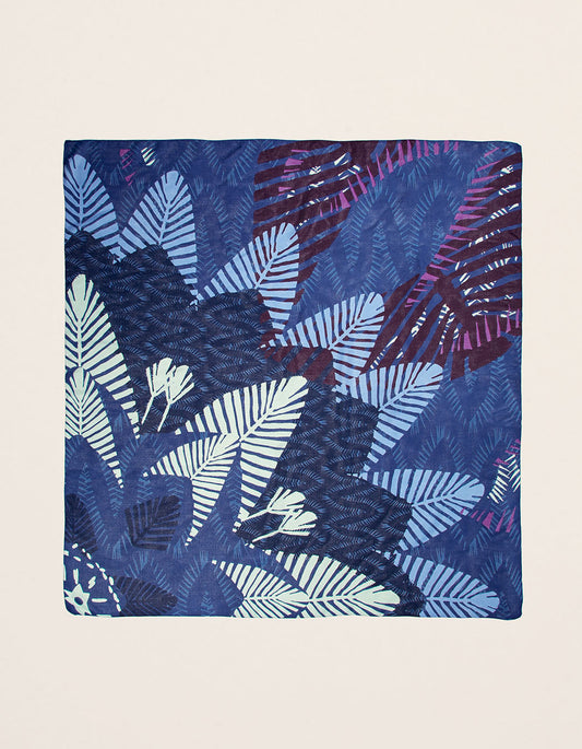 Foulard imprimé en coton MAXI