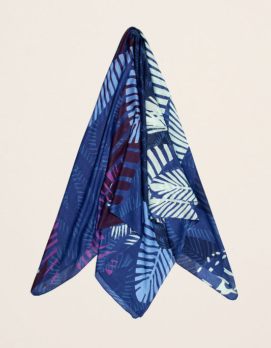Foulard imprimé en coton MAXI