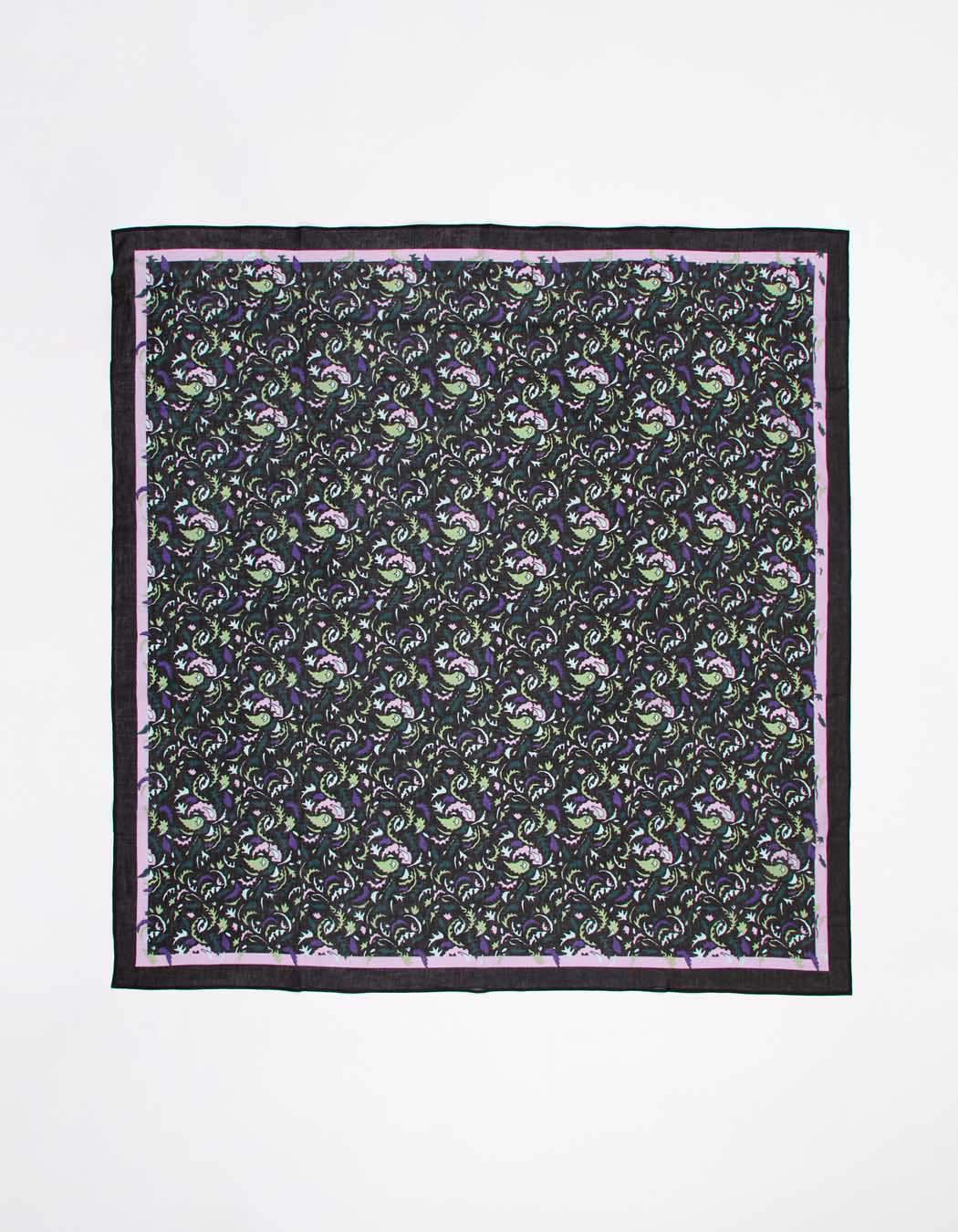 Foulard coton imprimé MAXI