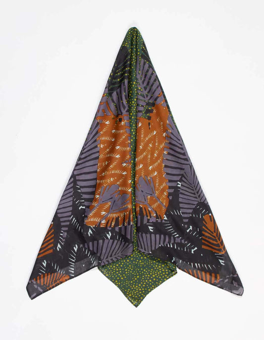 Foulard coton imprimé MAXI