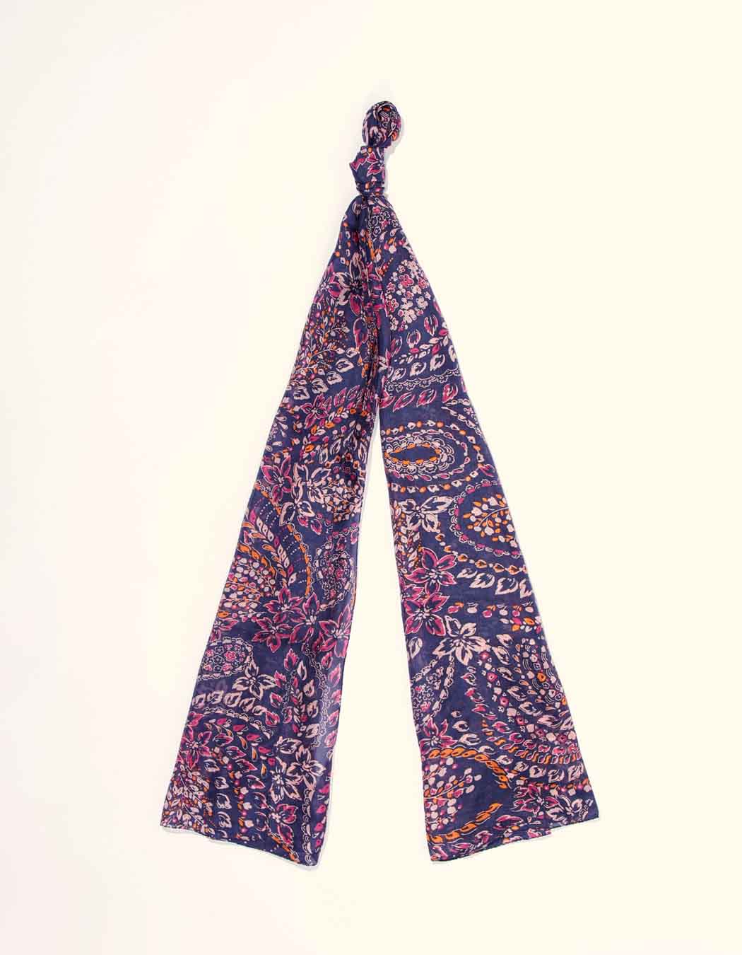 Foulard en soie imprimée NOLIN