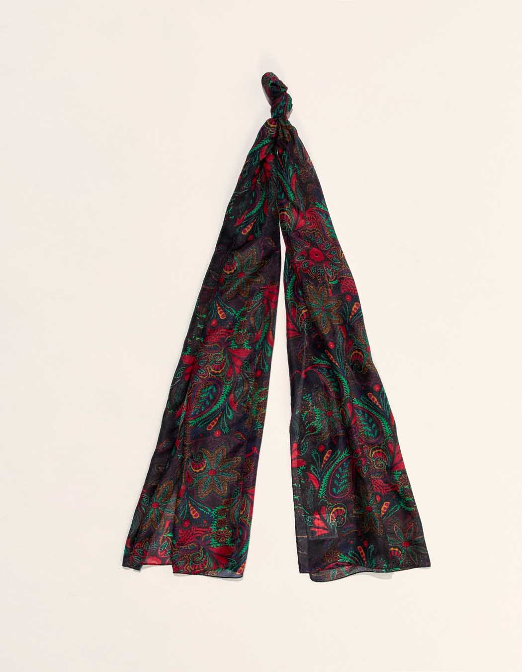 Foulard en soie imprimée NOLIN