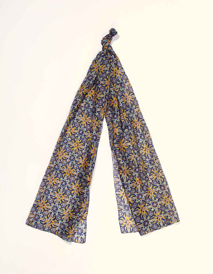 Foulard en soie imprimée NOLIN