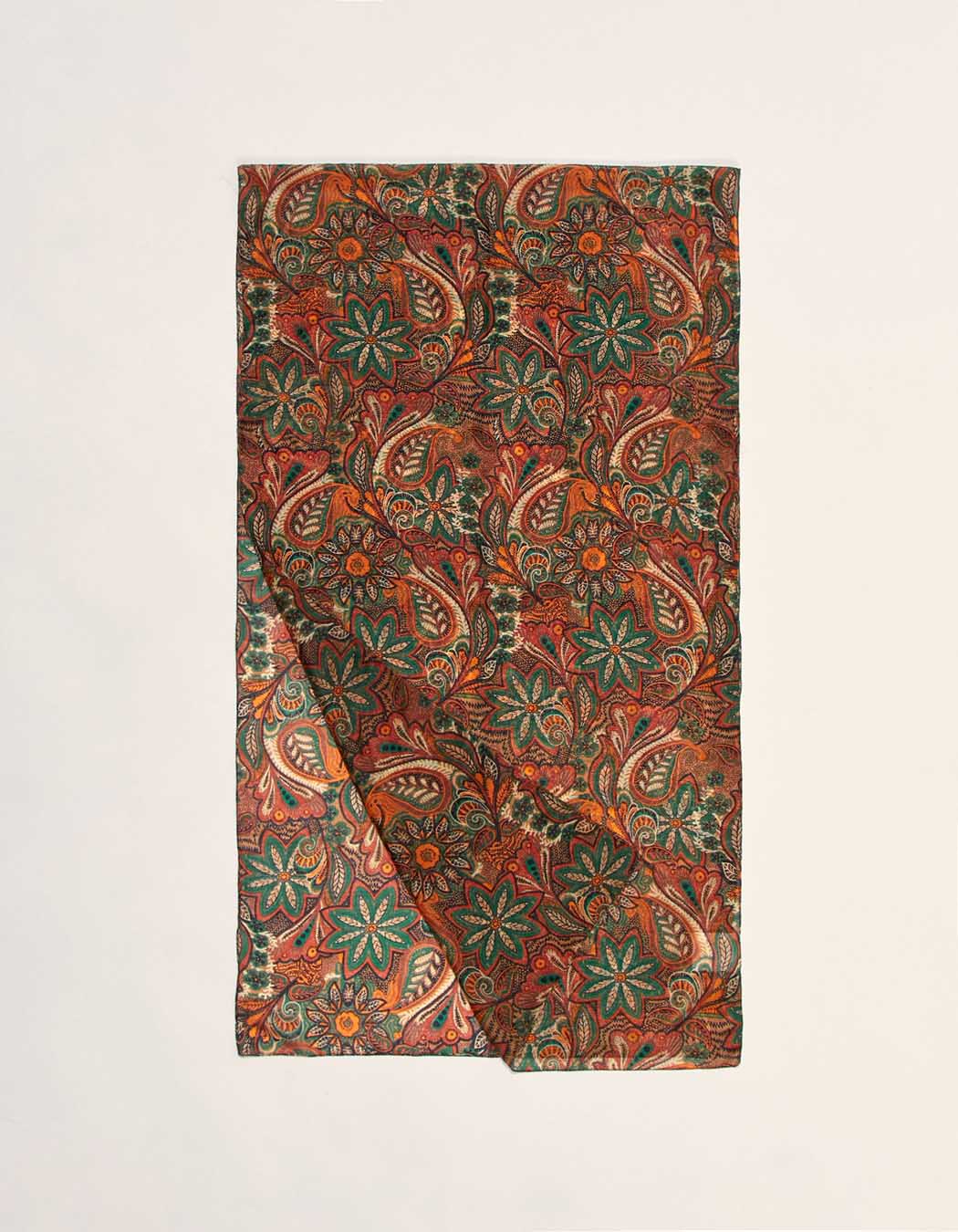 Foulard en soie imprimée NOLIN
