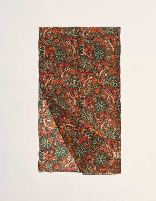 Foulard en soie imprimée NOLIN
