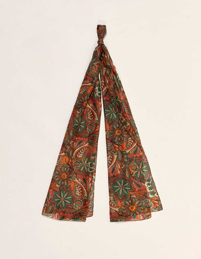 Foulard en soie imprimée NOLIN