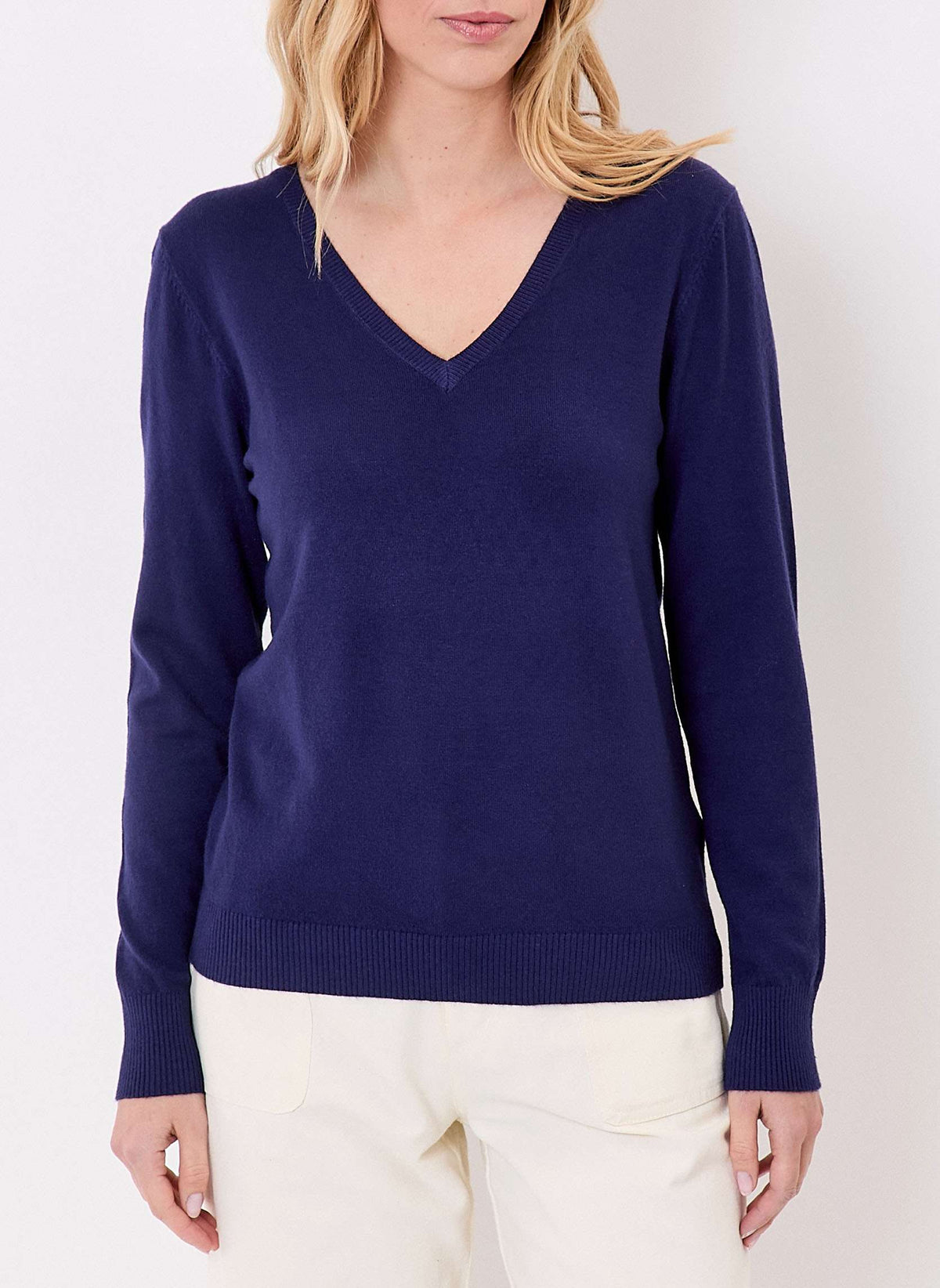 Pull maille col V HAYA