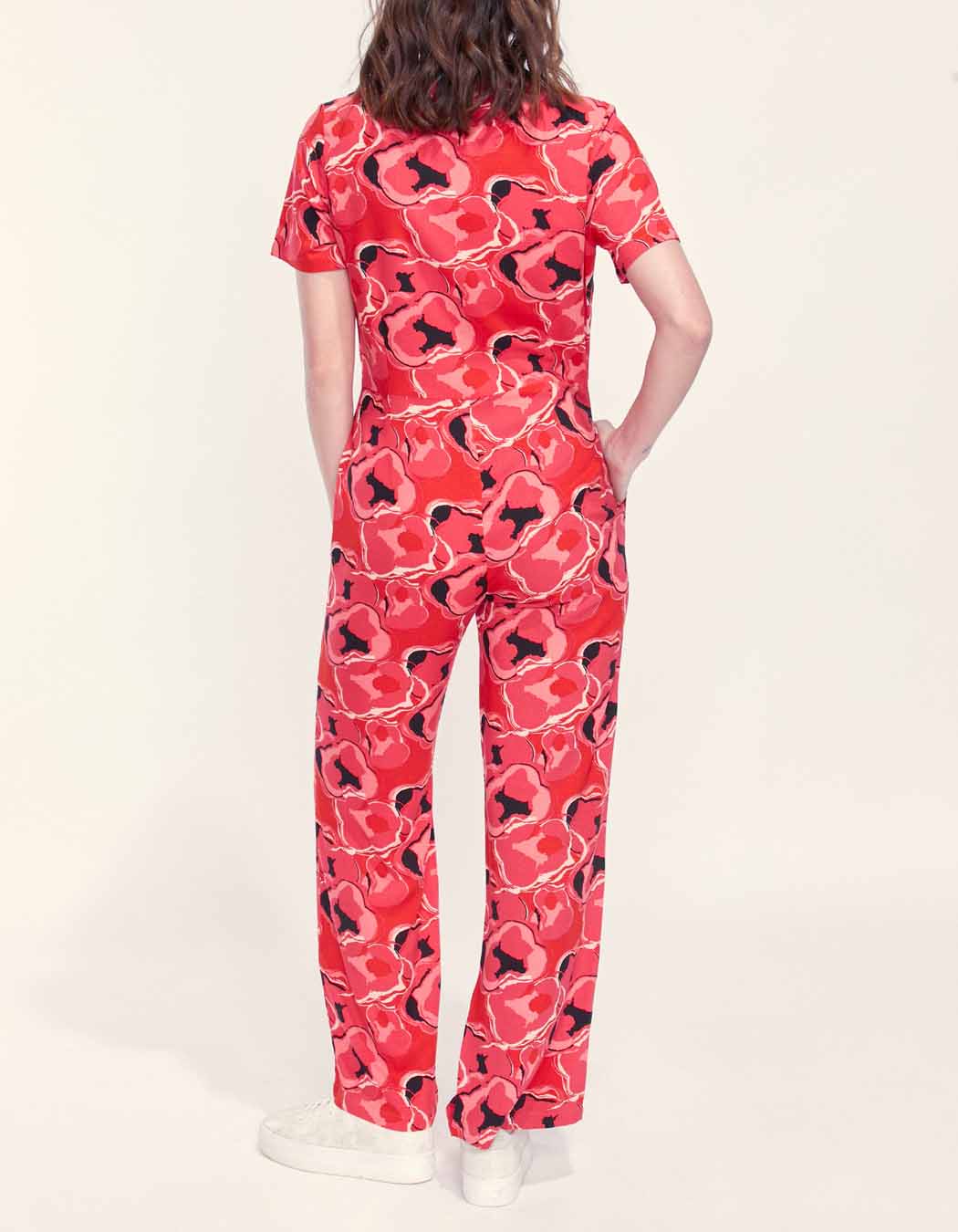 Combi-pantalon fluide imprimée MAYZI