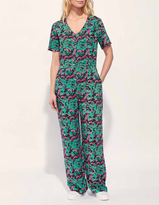 Combi-pantalon fluide imprimée MAYZI