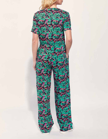 Combi-pantalon fluide imprimée MAYZI