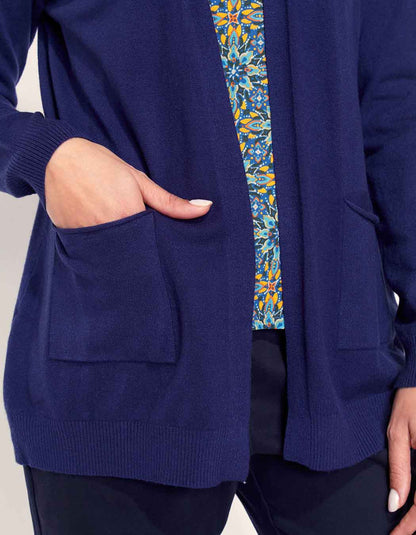 Gilet long maille fine SONA