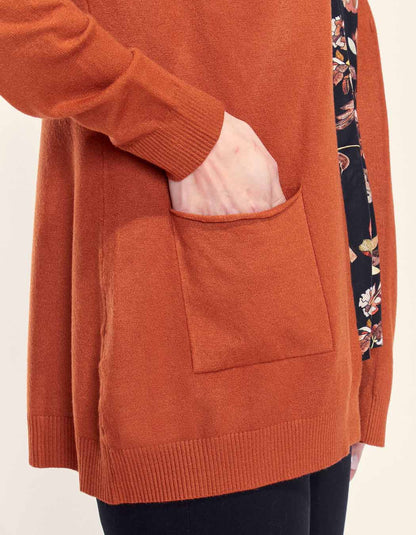 Gilet long maille fine SONA