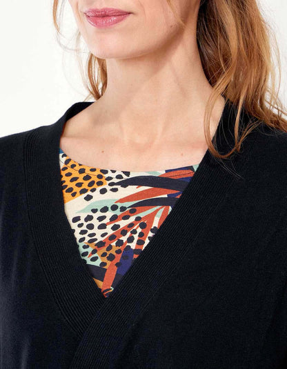Gilet cache-coeur maille SANO