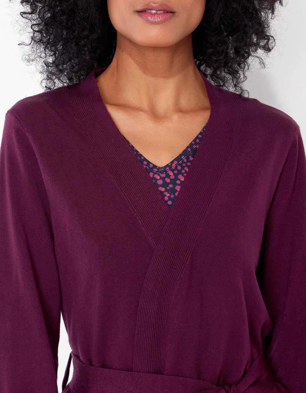 Gilet cache-coeur maille SANO
