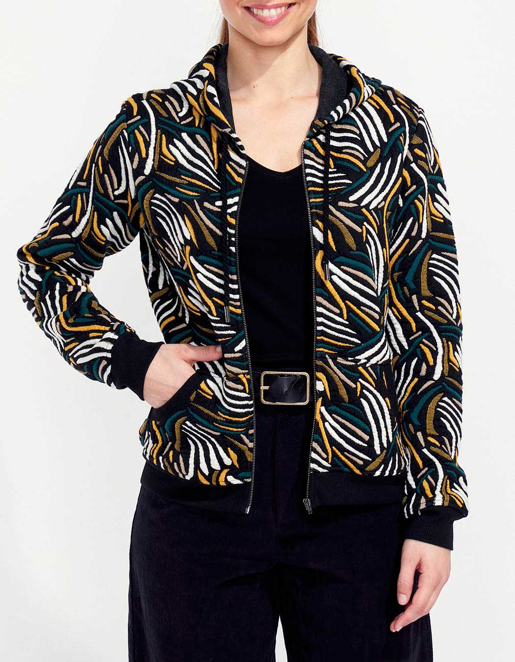 Sweat en maille jacquard YUMI