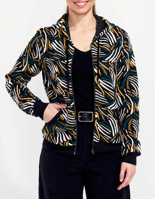 Sweat en maille jacquard YUMI