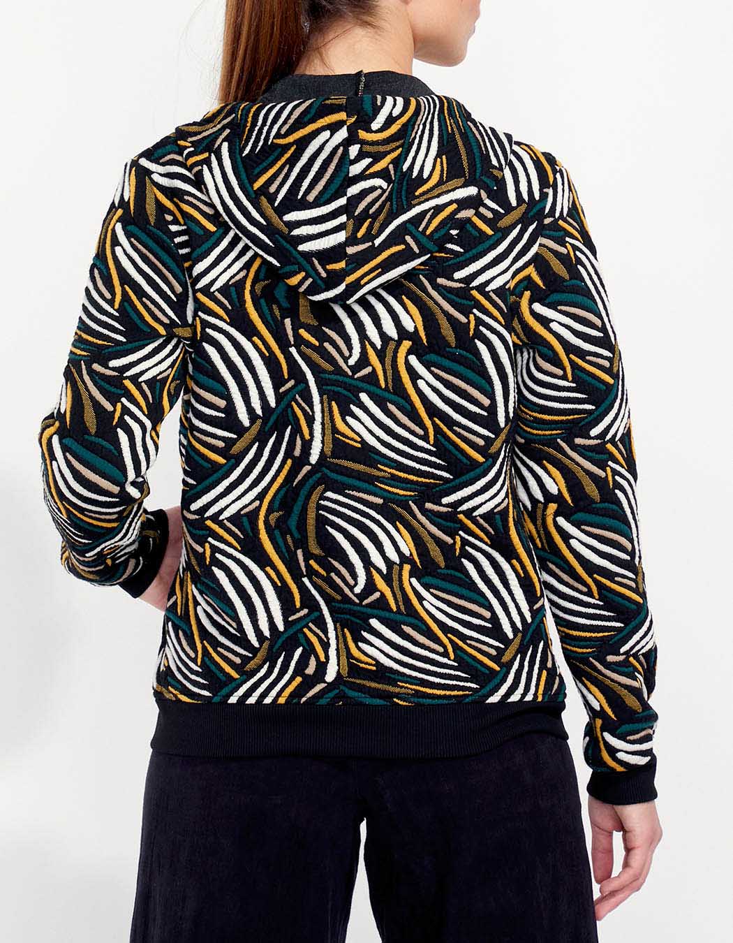 Sweat en maille jacquard YUMI