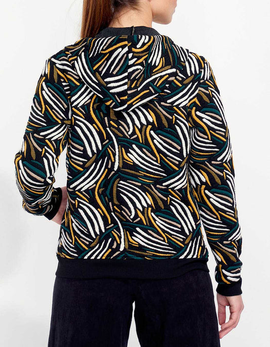 Sweat en maille jacquard YUMI