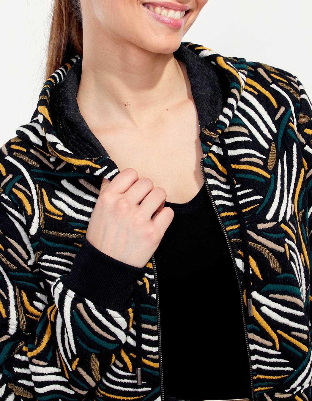 Sweat en maille jacquard YUMI