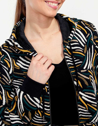 Sweat en maille jacquard YUMI