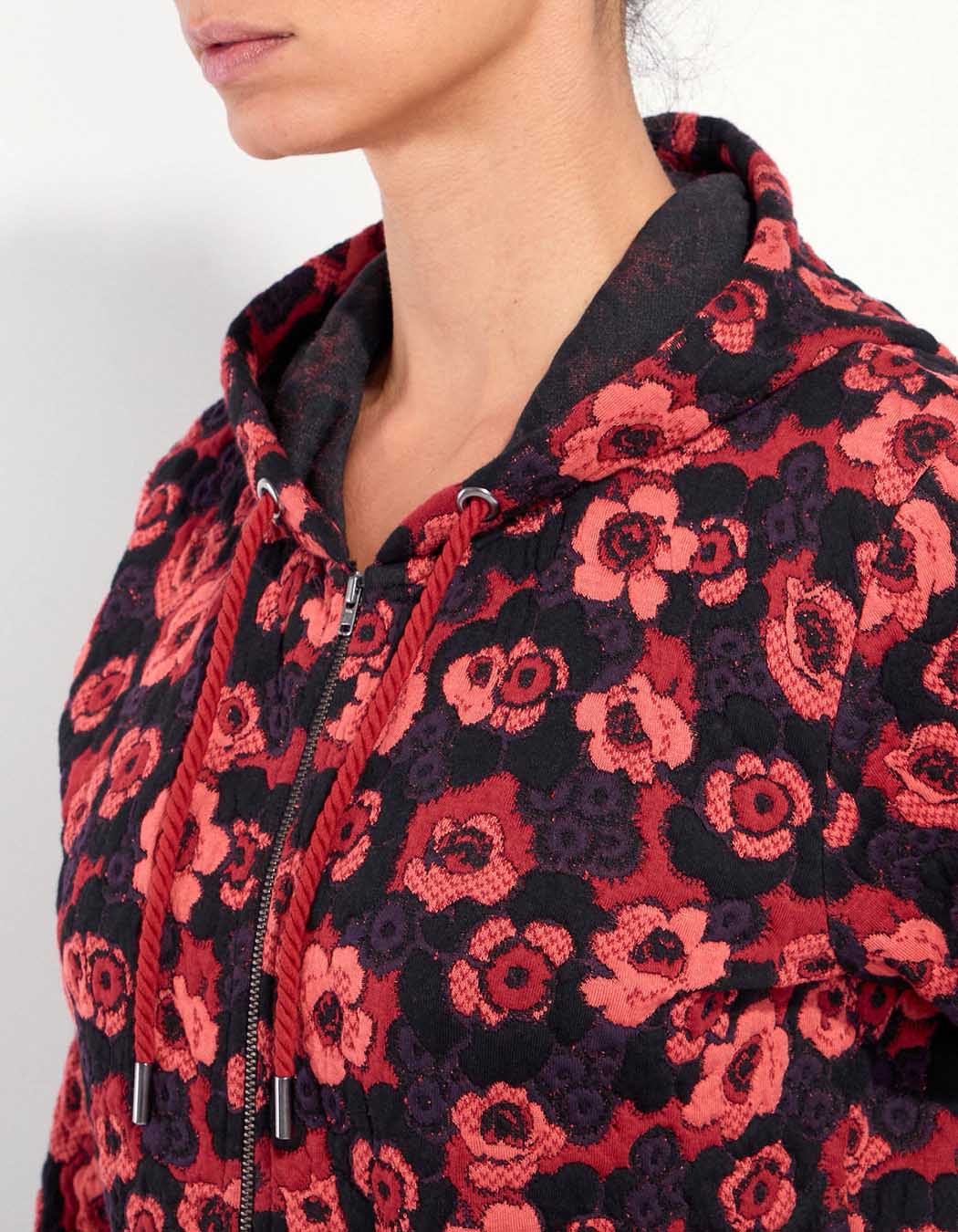 Sweat en maille jacquard YUMI