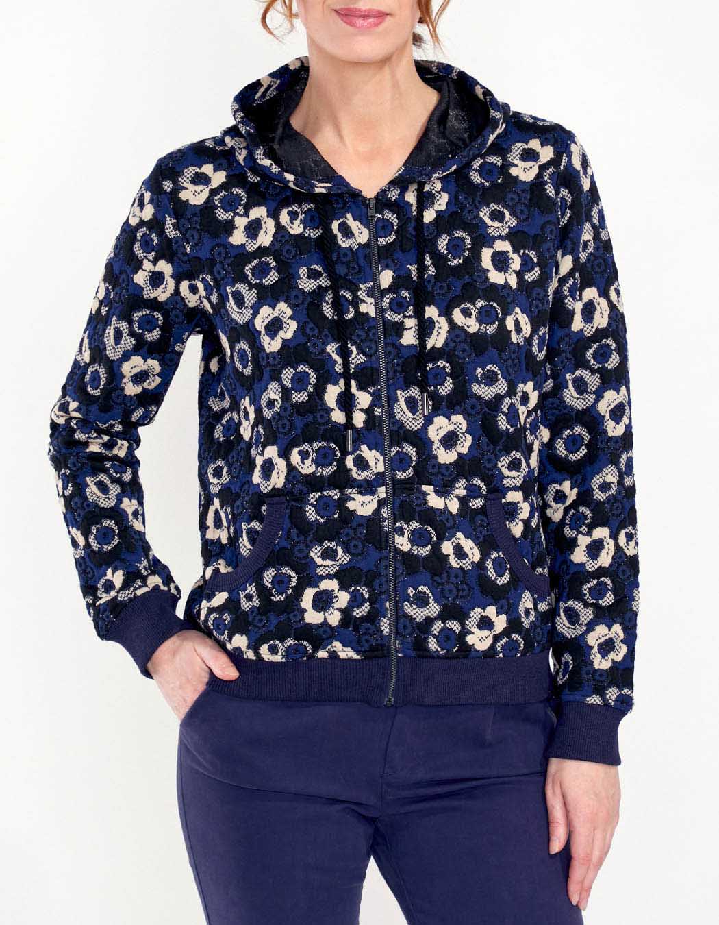 Sweat en maille jacquard YUMI