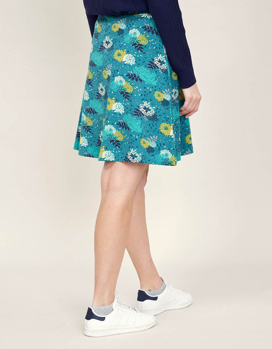 Jupe imprimée fluide LILIA