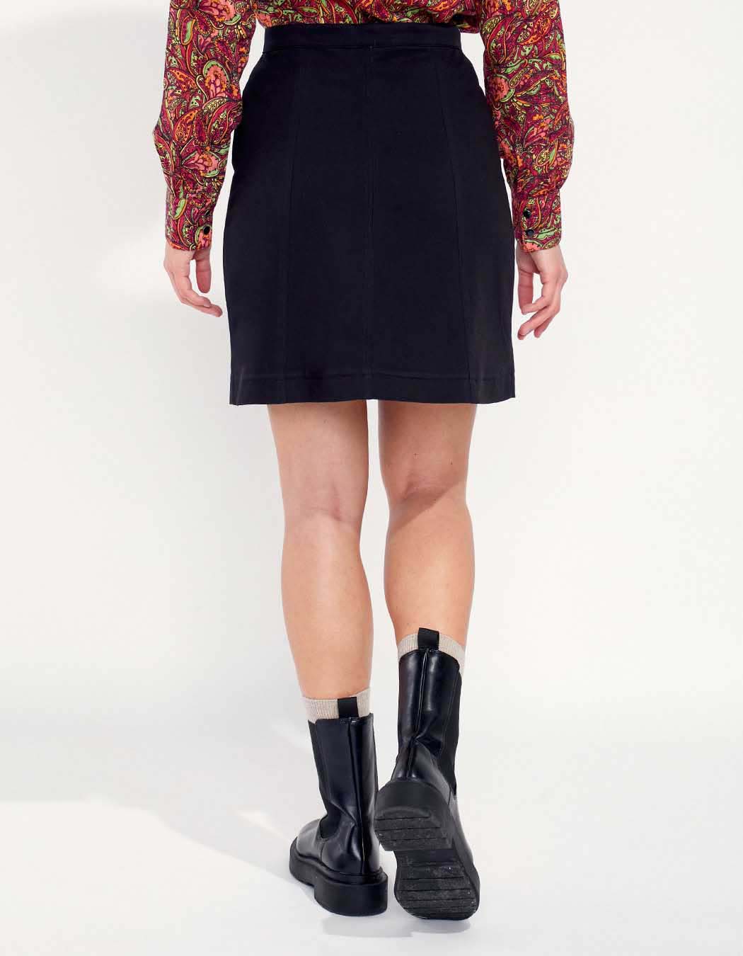 Jupe coton boutonnée PATIALA