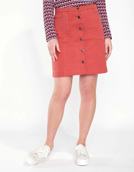 Jupe coton boutonnée PATIALA