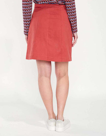 Jupe coton boutonnée PATIALA