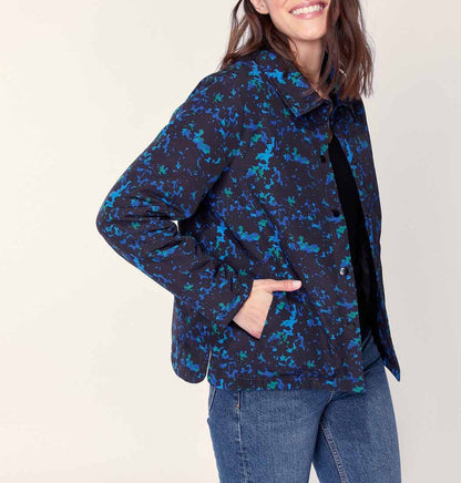 Veste matelassée doublée imprimée GERESA