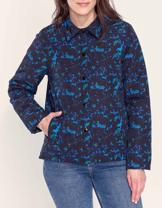 Veste matelassée doublée imprimée GERESA