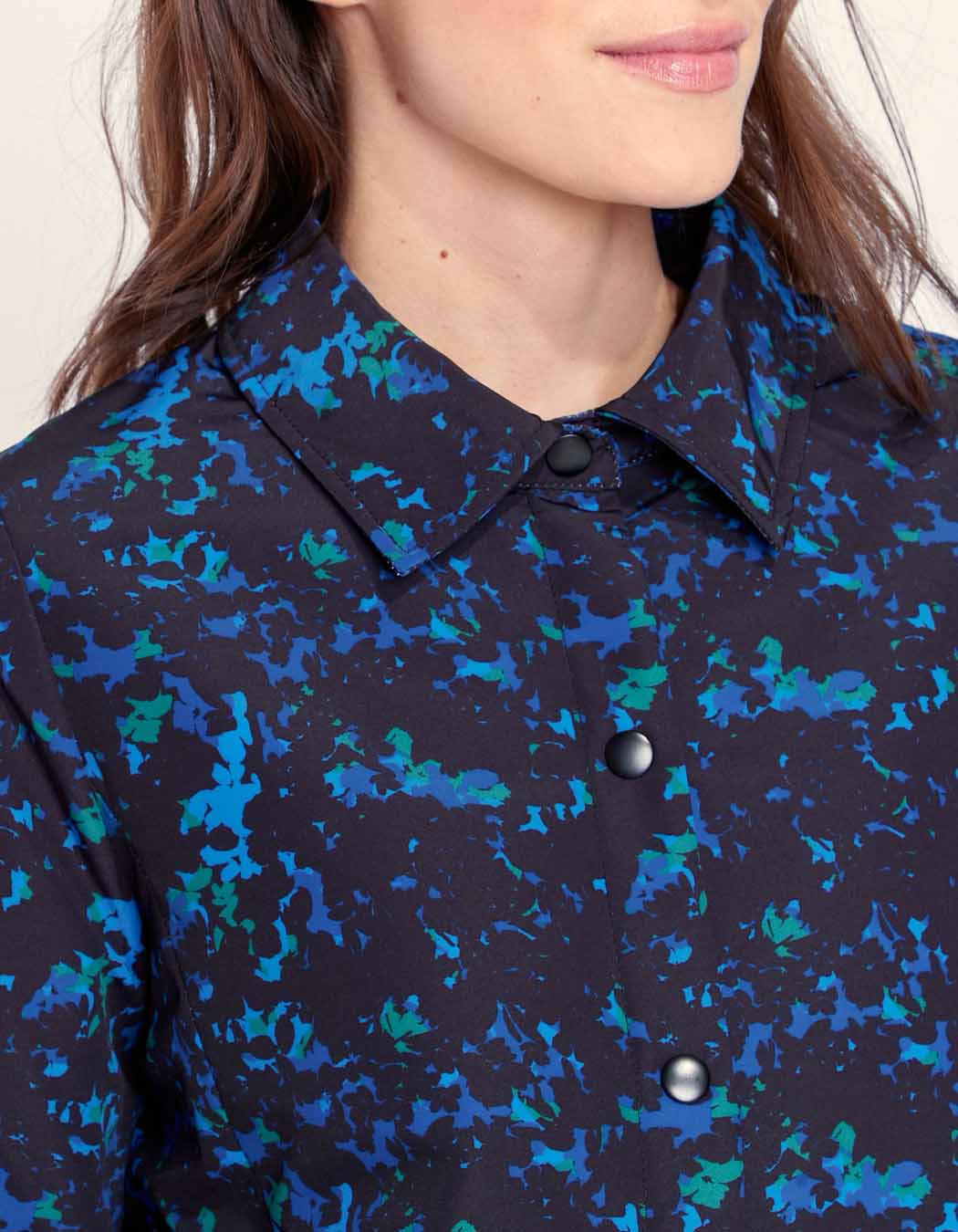 Veste matelassée doublée imprimée GERESA