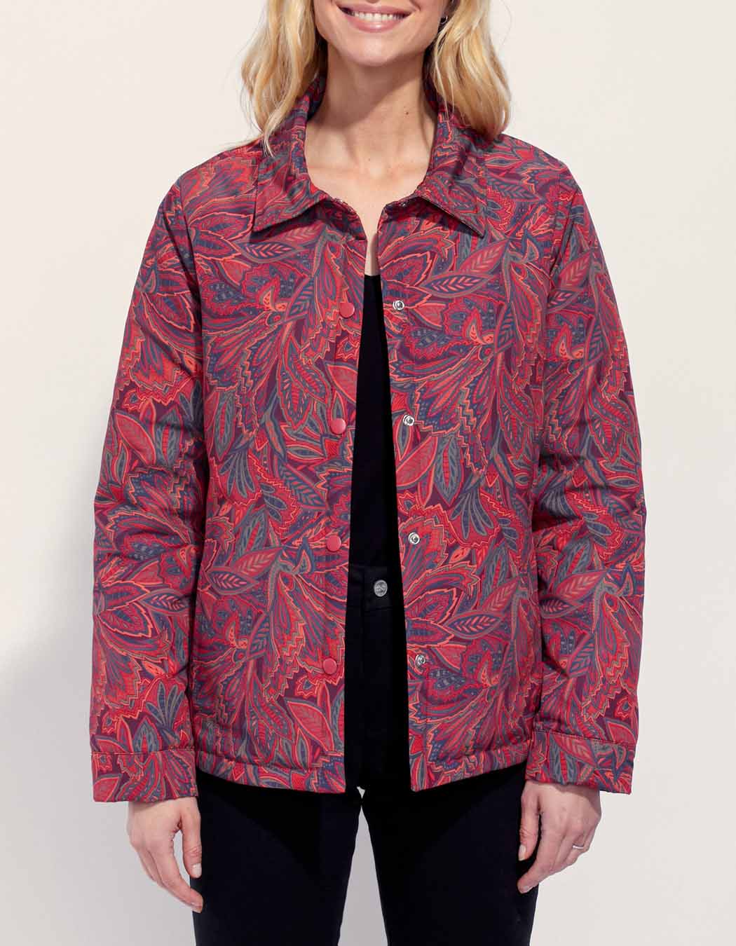 Veste matelassée doublée imprimée GERESA