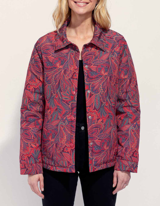 Veste matelassée doublée imprimée GERESA