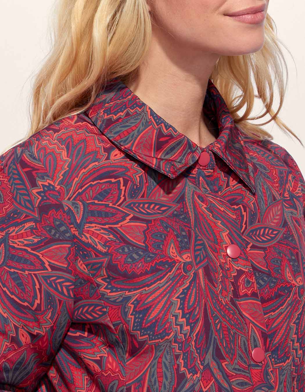 Veste matelassée doublée imprimée GERESA