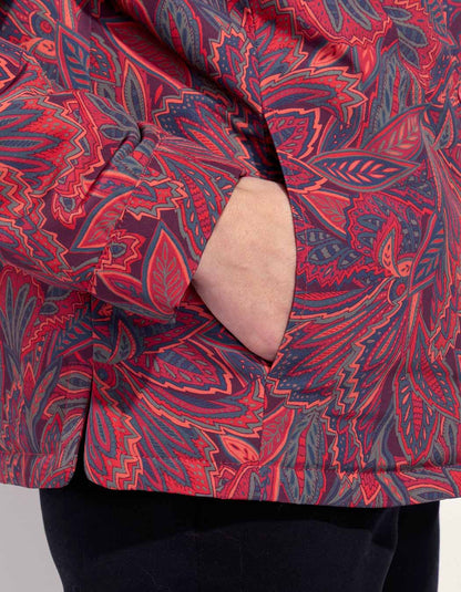 Veste matelassée doublée imprimée GERESA