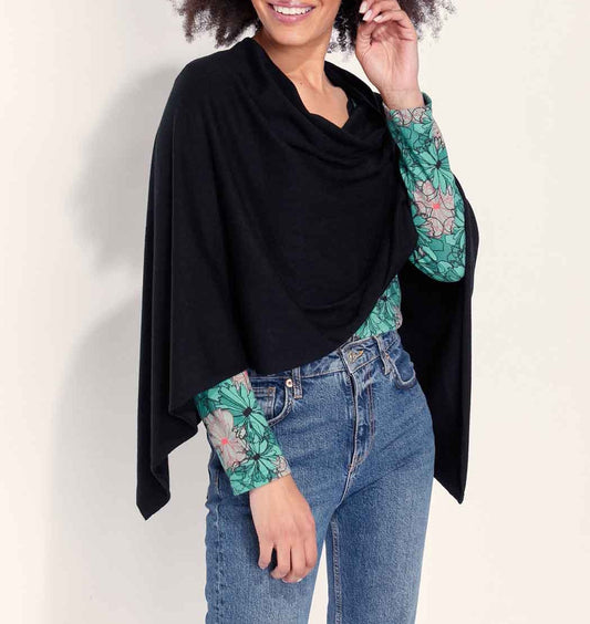 Poncho maille LAYAMA