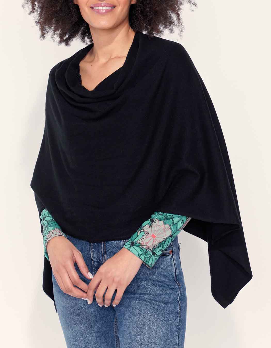 Poncho maille LAYAMA