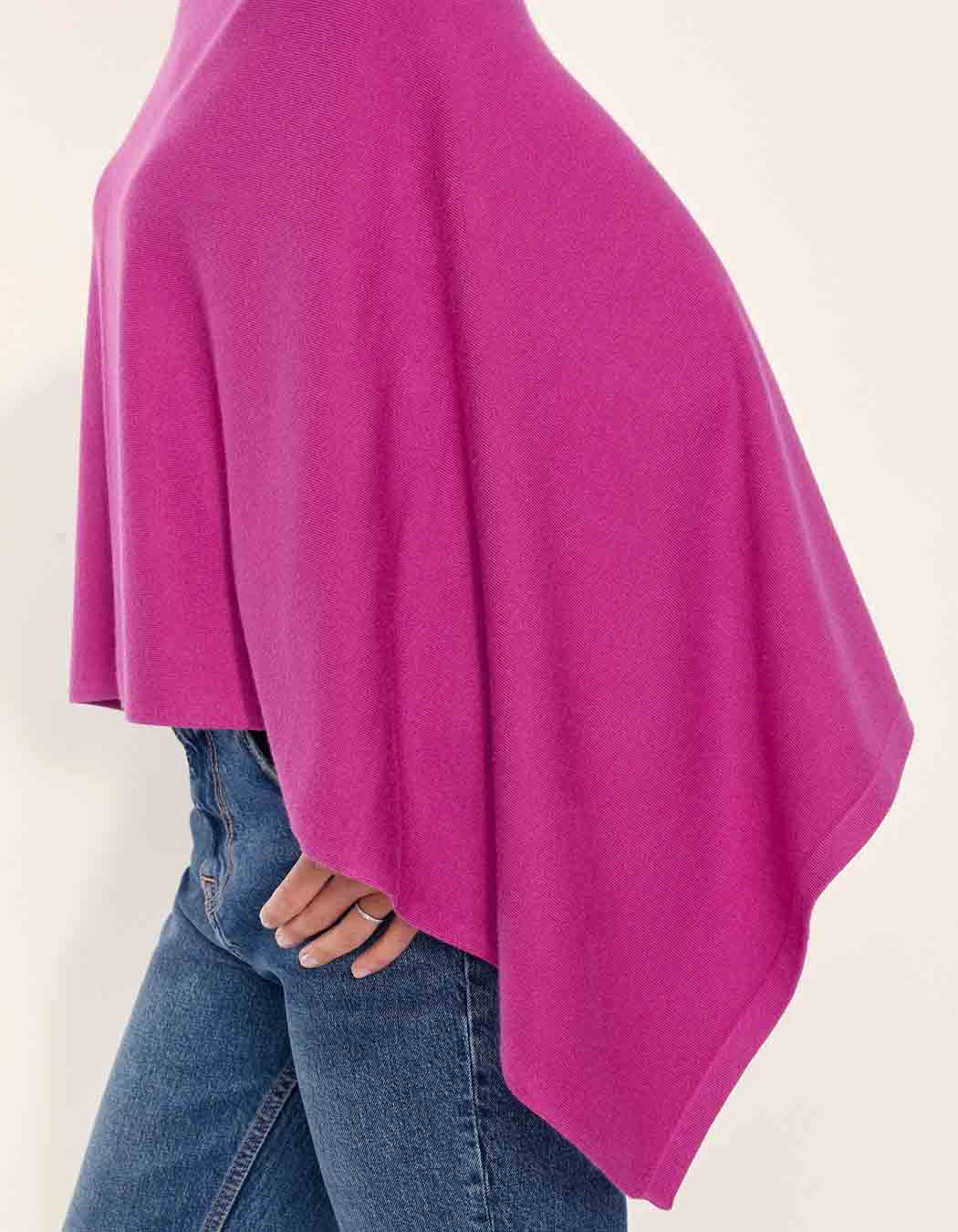 Poncho maille LAYAMA