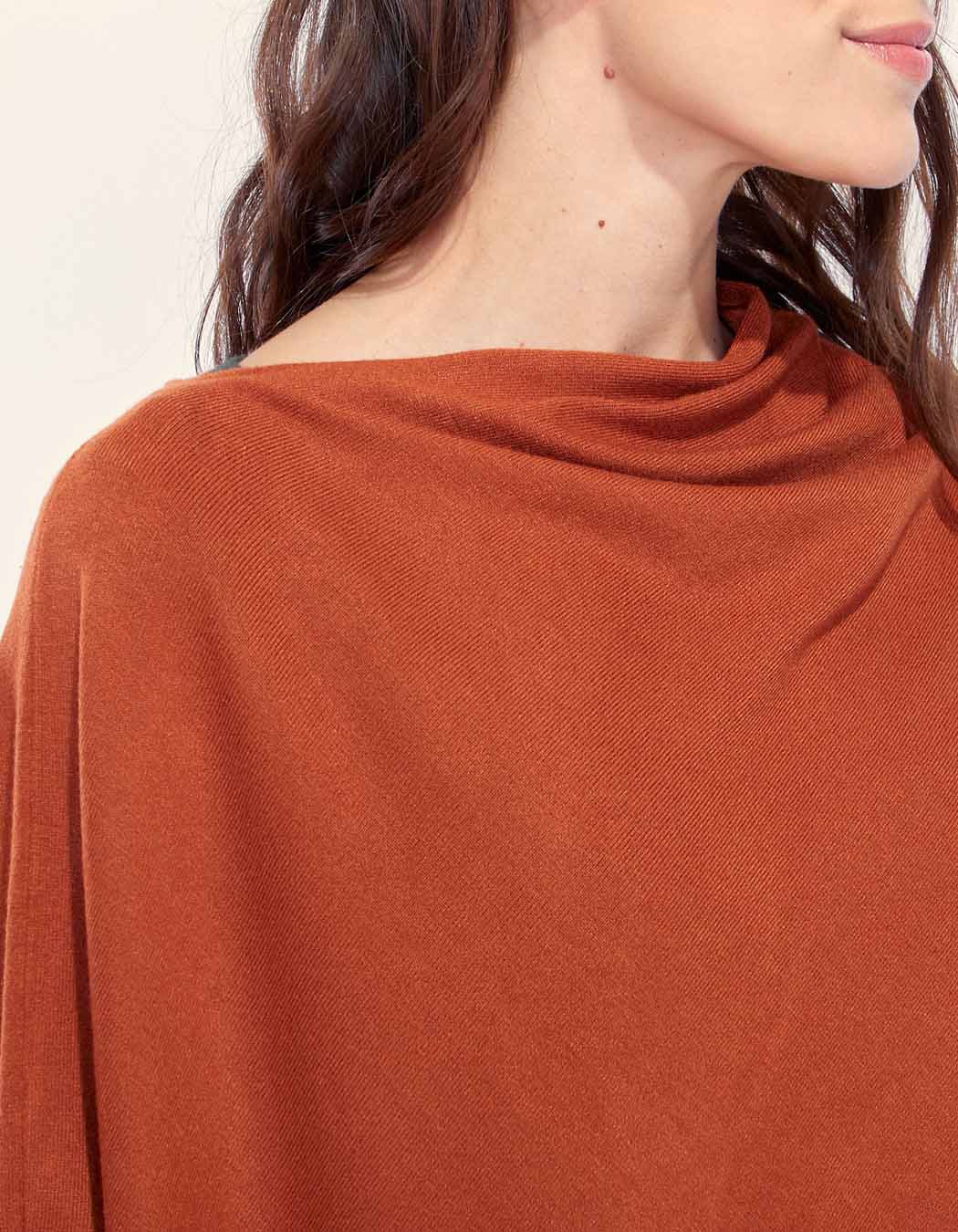 Poncho maille LAYAMA